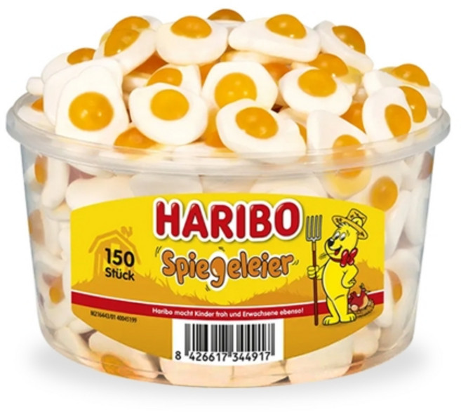 하리보 후라이드 에그 계란 150개입, 1kg, 1개
