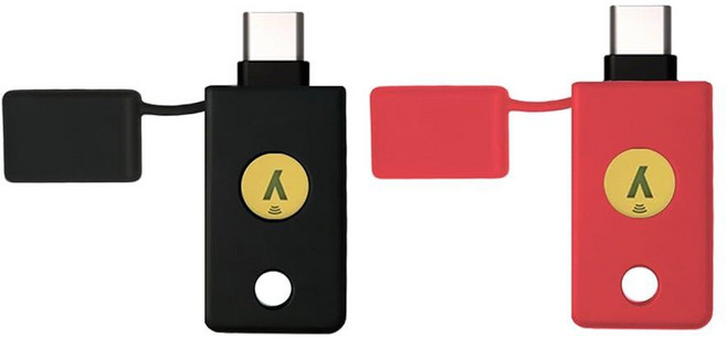 2Pack Silicone Protective Case for YubiKey 5C NFC Cover Holder Yubico Security Key C NFC Quick Acc