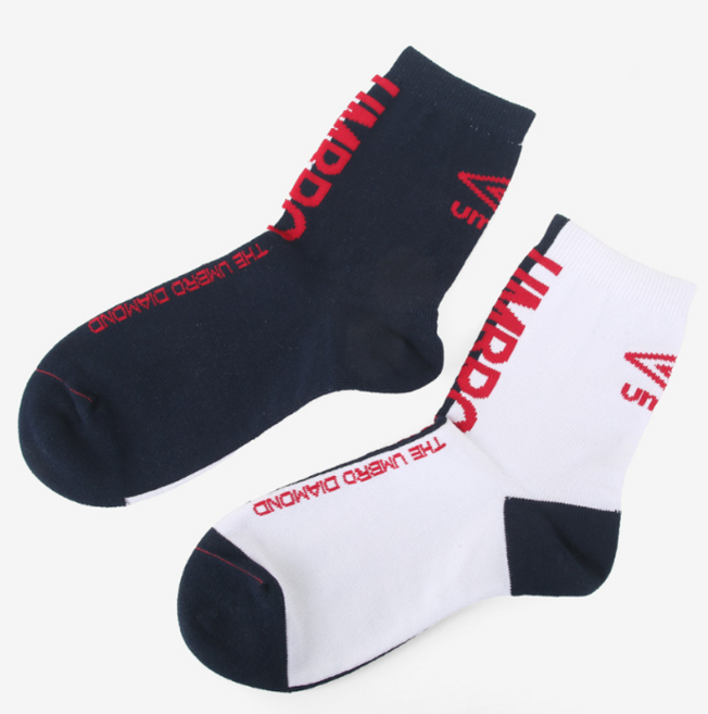 엄브로 양말 삭스 중목 패션 스포츠 러닝 운동 러닝 축구 캐주얼 남성 여성 매장판 헬스 U0123CSC27-NVY