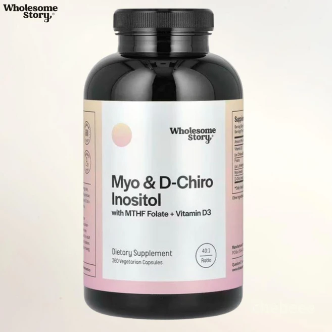 마이오 이노시톨 및 D-치로 블렌드 | 90일 분량 가장 효과 좋은 40:1 비율 호르몬 균형 건강한 난소 기능 지원 여성용 비타민 B8 (360캡슐), 1통, 360정 - 쿠팡