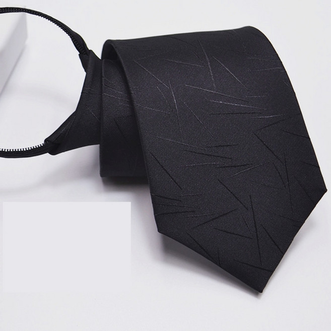 拉鍊領帶 男生素面 韓版 西裝