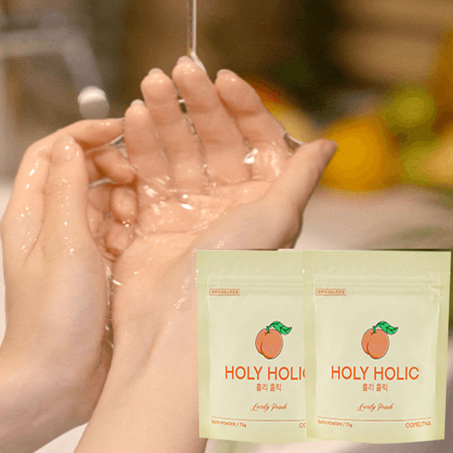 홀리홀릭 젤리 입욕제 젤입욕제 배쓰밤 피치, 1개, 150ml