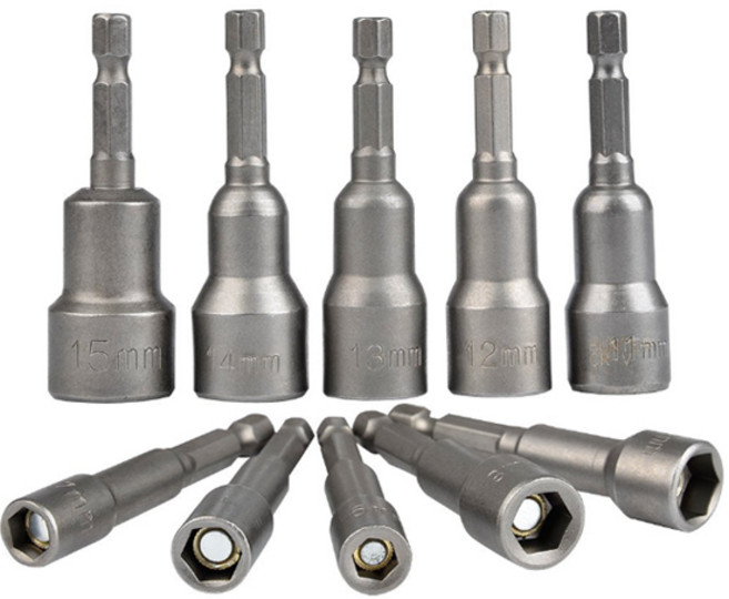 라인테크 자석 육각비트 10p set 자석 복스 세트, 1세트