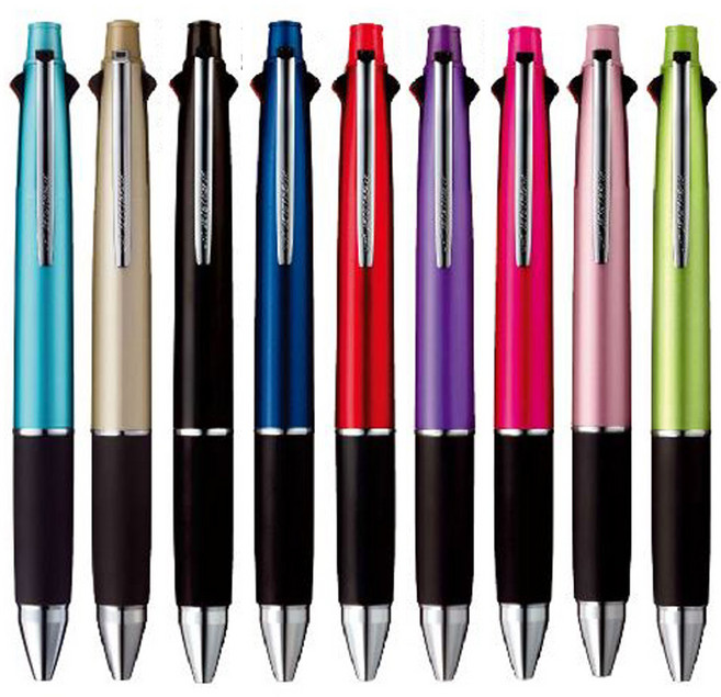 [pen도소매]미쓰비시 제트스트림4+1 한정판/MSXE5-1000-38/05/07/제트스트림 멀티펜, 0.38mm-BLACK