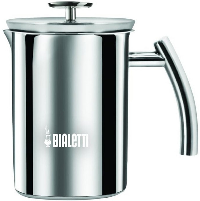 Bialetti 비알레띠 우유거품기 카푸치노 크림 스테인레스 330ml, 1개