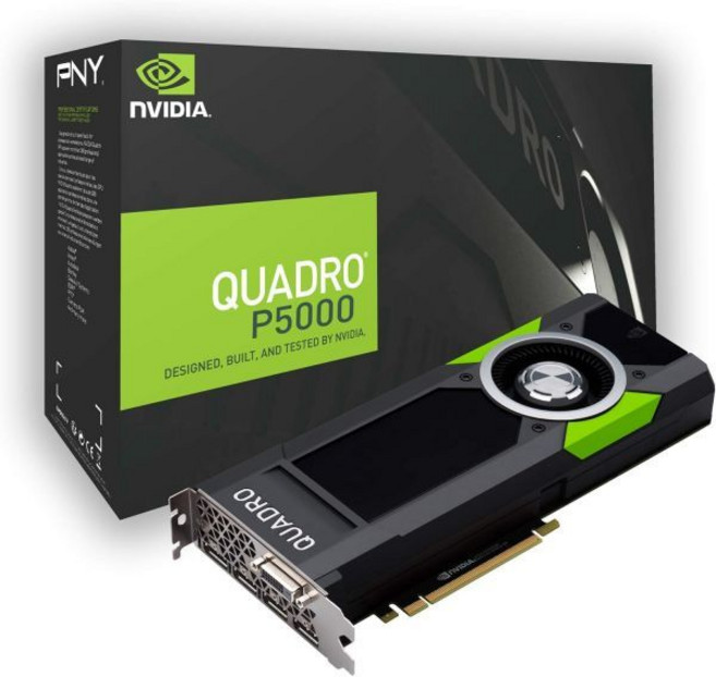 PNY NVIDIA Quadro P5000 16GB VR 지원 그래픽 카드 - 블랙