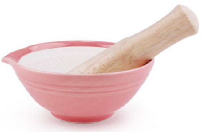 블룸엣홈 쉐비로즈 갈절구 중 핑크 + 나무공이, 50개