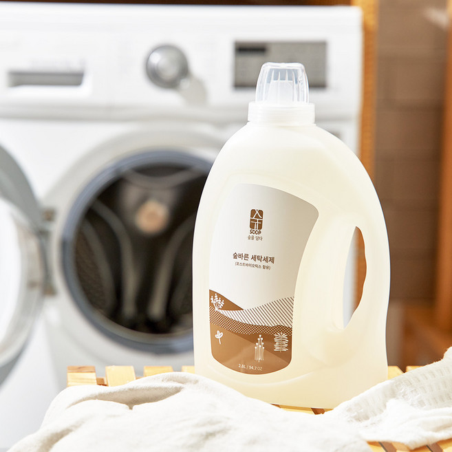 숲바른 아기 유아 대용량 세탁세제, 2.8L, 1개