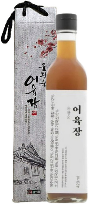 국산 재료 전통 방식 어육장 한식 간장, 1개, 420ml