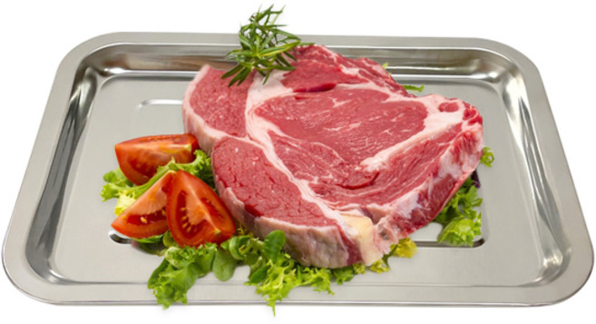 스텐 쟁반 스테인리스 트레이 메탈 접시, 1개