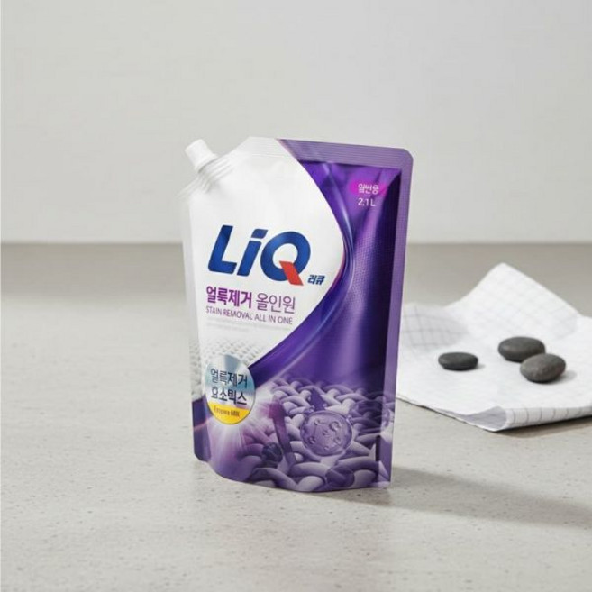 리큐 얼룩제거 올인원 세탁세제 2.1L 일반/드럼