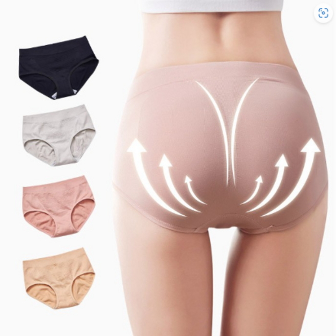 골반과 엉덩이까지 잡아주는 3D 힙업팬티 (2 SET)