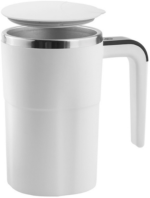 클레버 자동 믹싱 커피 컵 380ml, 1개, 화이트