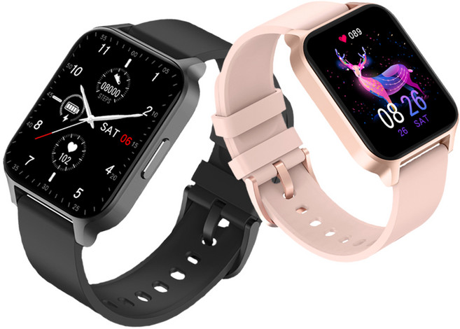 [보이런던]본사정품 스마트워치 6세대 (X7) 3종 택1 전기종 호환 가능, 핑크, 4.7cm, 블루투스