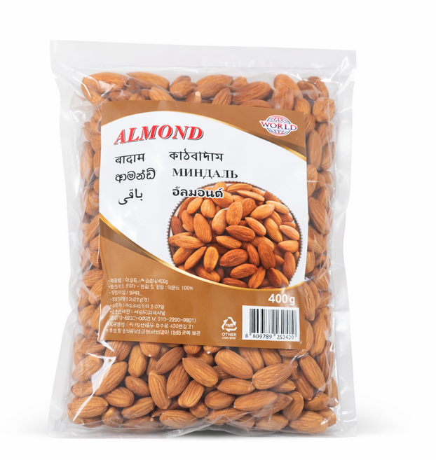 World Almond 아몬드, 400g, 1개