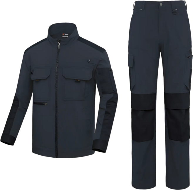 봄 여름 근무복 스판 현장작업복 상하세트 작업복 자켓 바지 세트 티뷰크 TB-1327