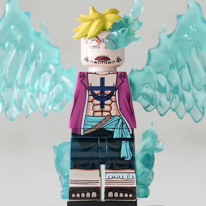 핸드브릭 팩토리 커스텀 미니브릭 피규어 원피스 해적 호환 블록호환, 084. 불사조 마르코, 1개