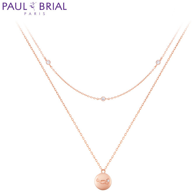 폴브리알 여성용 P.B 목걸이 PYSN044S + 쇼핑백