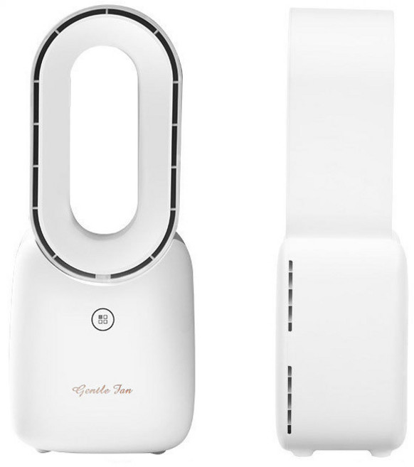 샤오미 가정용 원룸 탁상용 조용한 수면풍 날개없는 스탠드형 안전한 저소음 선풍기 유선, 샤오미 날개없는 탁상용 선풍기 유선