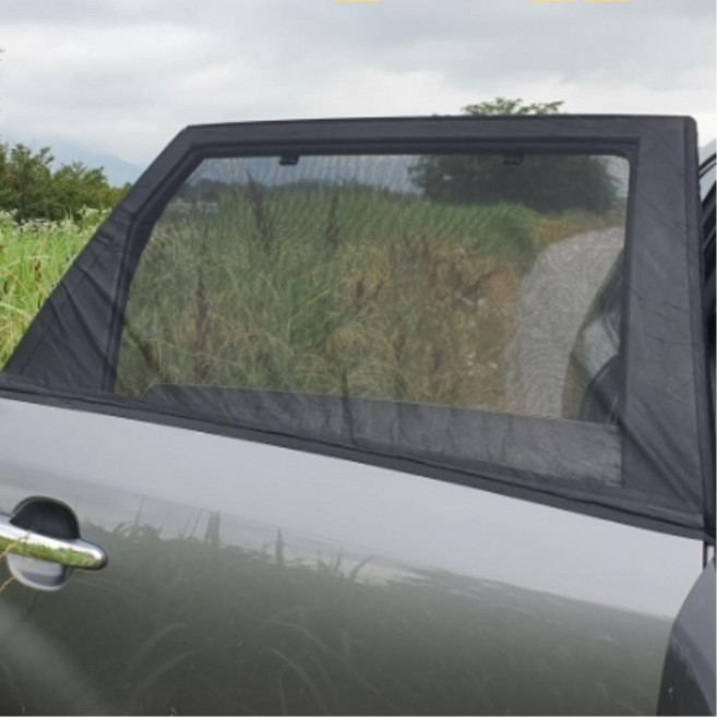 승용차 SUV 차박 뒷좌석 모기장 창문용 투싼 차모기장, 1개