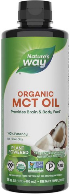 네이쳐스웨이 Nature's Way MCT Oil 30 Fl Oz and Body Fuel from Coconuts* C8 Caprylic Acid and C10 Capr, 480ml, 1개