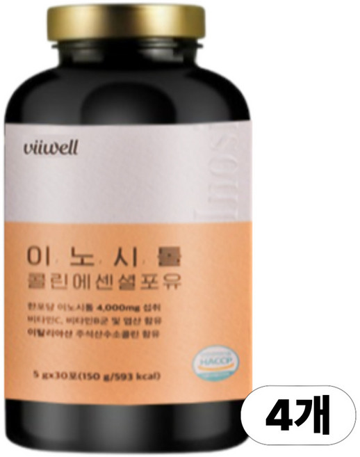 미오 이노시톨 4000 콜린 엽산 식약청인증 종근당 건강 락토조이세트 H.딜리버리, 4박스, 30회분