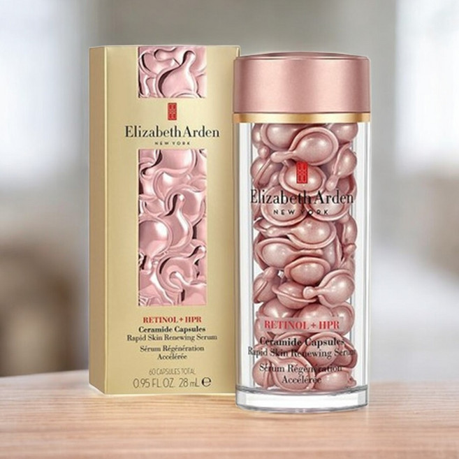 Elizabeth Arden 엘리자베스 아덴 레티놀 + HPR 세라마이드 캡슐 세럼 60캡슐, 1병