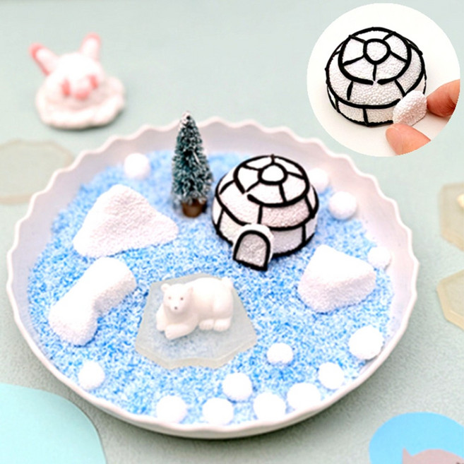 여름 테라리움만들기 DIY키트, 어드벤처_북극곰 나라, 10세트