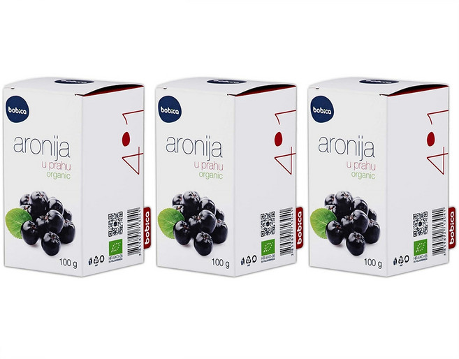 Bobica 아로니아효소 원액 100% 파우더 Aronia 100g 3개