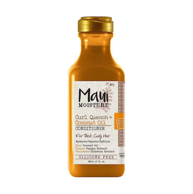 마우이 모이스처 컬 퀜치 코코넛 오일 컨디셔너 곱슬머리용 385ml, 1개