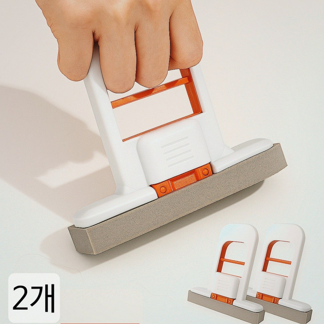 솜토리 미니 스펀지 밀대 주방 화장실 물기 제거 건습식 청소용품, 2개