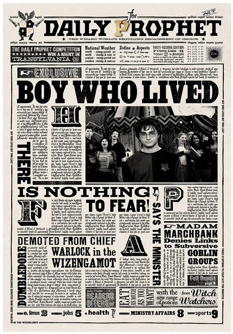 LAVERTON 감성 영화포스터 빳빳한 재질 포스터 54종, CP-23 해리포터