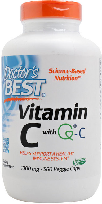 Doctor's BEST 維他命C Q-C素食膠囊 1000mg, 360顆, 1罐