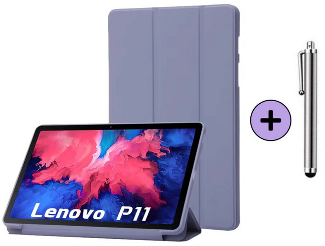 레노버탭 P11 / K11 / P11 플러스 1세대 11인치 호환 케이스 커버 Lenovo Tab TB-J606F J606N J606 J616F P11+ 케이스나라, 라벤더, 1개