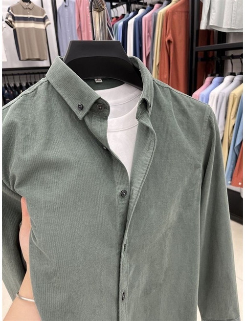 하블리 / M5679 바꿀티셔츠 / 남성 가을신상 캐주얼 골덴셔츠