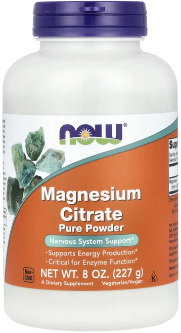 단백질 비타민 철분 마그내슘 칼슘 NOW Foods 마그네슘시트레이트 순수 분말 227g(8oz) 고루고루섭취해주세요, NOWFoods마그네슘시트레이트순수분말227g8oz, 227g, 1개 - 쿠팡