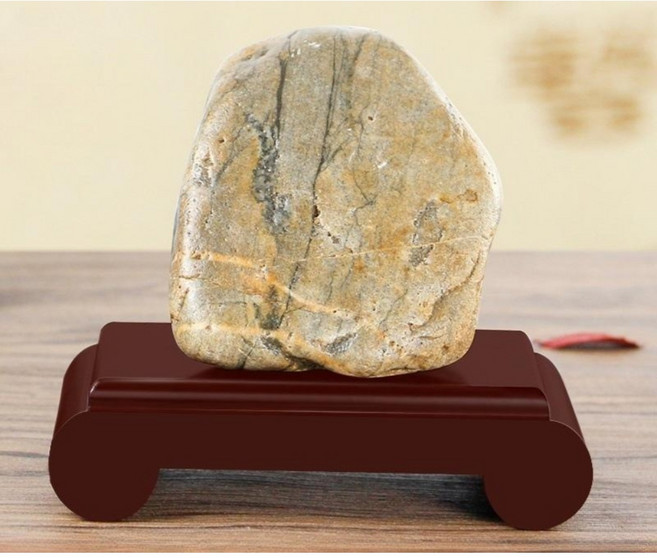 수석좌대 사각 화분받침 수석 나무 받침대 원형 대형 돌수반 원석 불상 진열대 트레이, H. 13 x 7 x 4cm