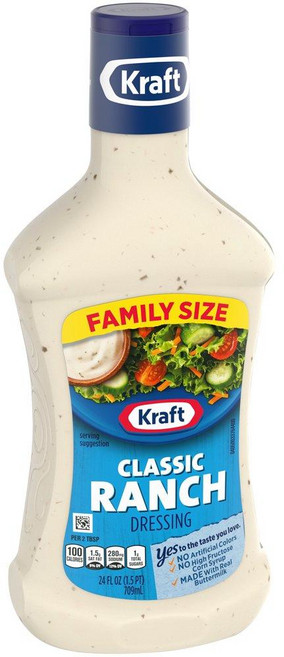 크래프트 클래식 랜치 샐러드 드레싱 Kraft Classic Ranch Dressing, 710ml, 1개