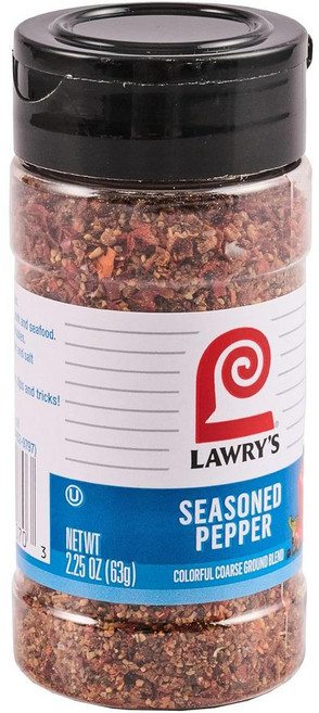 Lawrys 후추 시즈닝 코스 그라운드 63.8g(2.25온스) 158419, 2.2 Ounce (1팩), 63g, 1개