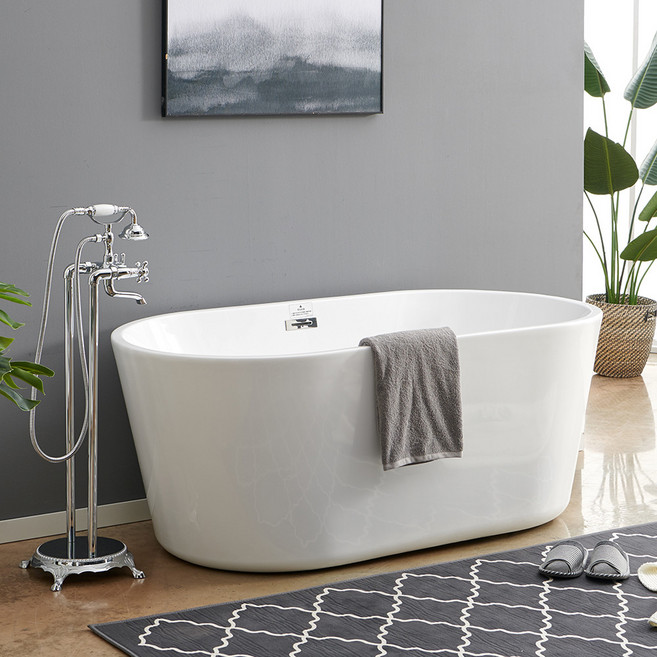 홈스월드 프리미엄 아크릴 욕조 1.2M 이동식 반신욕조, 01. 프리미엄 욕조/아크릴/1.2M, 1개