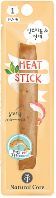 네츄럴코어 미트스틱 1P 고양이간식, 1개, 혼합맛(실꼬리돔/명태)