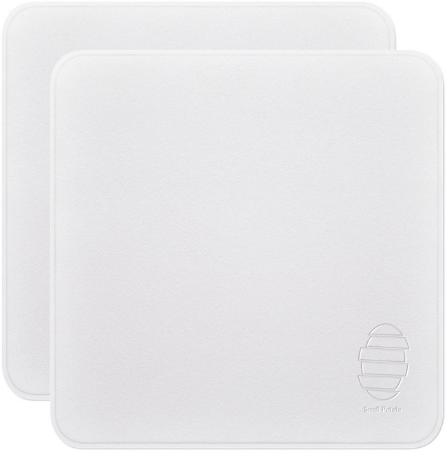 스몰포테이토 매직클로스 아이폰 아이패드 맥북 휴대폰 테슬라 모니터 청소 광택용 천 4개, 그레이