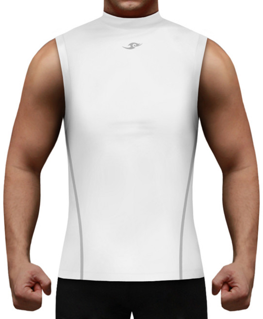 테이크파이브 남자 기능성 민소매 스포츠이너웨어 화이트