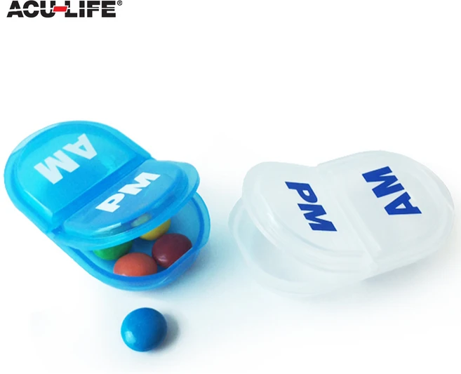 아큐라이프 미국 AM PM 오전 오후 약통 색상랜덤, 1개 - 쿠팡