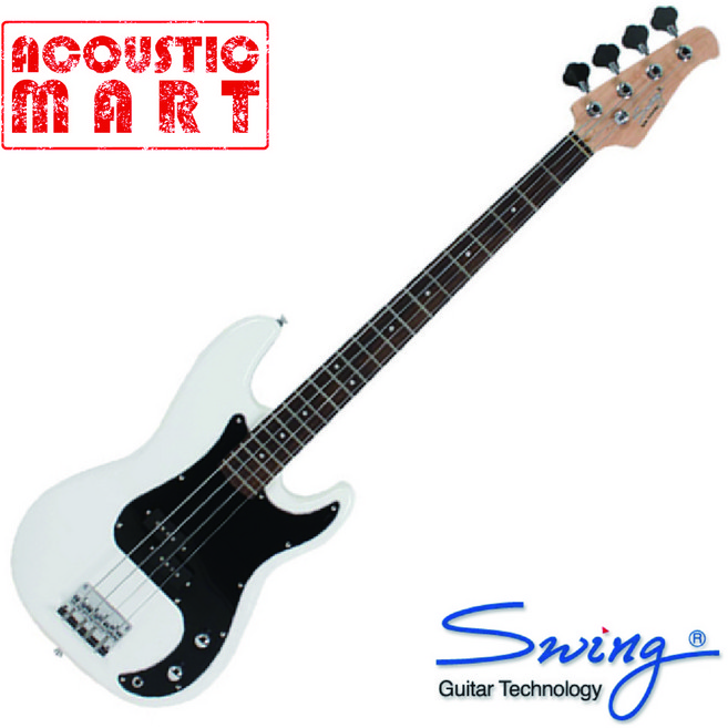 스윙 베이스기타 프레시전 킹 Precision King White (Rosewood) 화이트 입문용 베이스