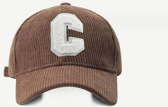 VITALO 남여공용 코듀로이 야구모자 자수 볼캡 대두 빅사이즈 모자 PGC1035