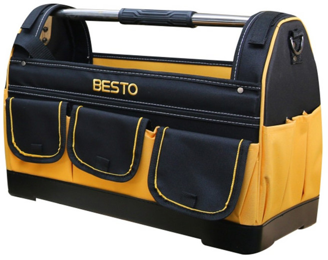 베스토 공구가방 이동식 휴대용 다용도가방 툴백 대용량 오픈형 TB-319, 1개