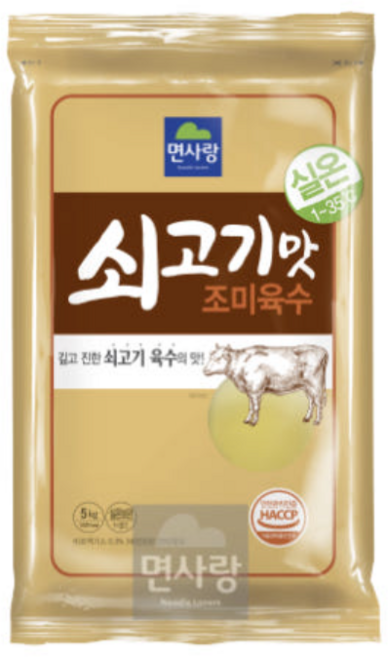 쇠고기맛 냉면육수(실온)5kg, 1개, 5kg