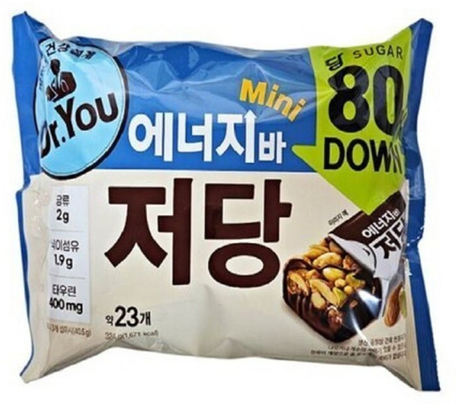 오리온 닥터유 에너지바 저당 미니 324g x3개, 3개