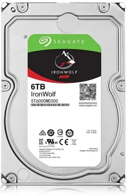 HDD Seagate IronWolf Pro 18TB 3.5인치 SATA 3 NAS 하드 드라이브 7200RPM, 04 6TB PRO